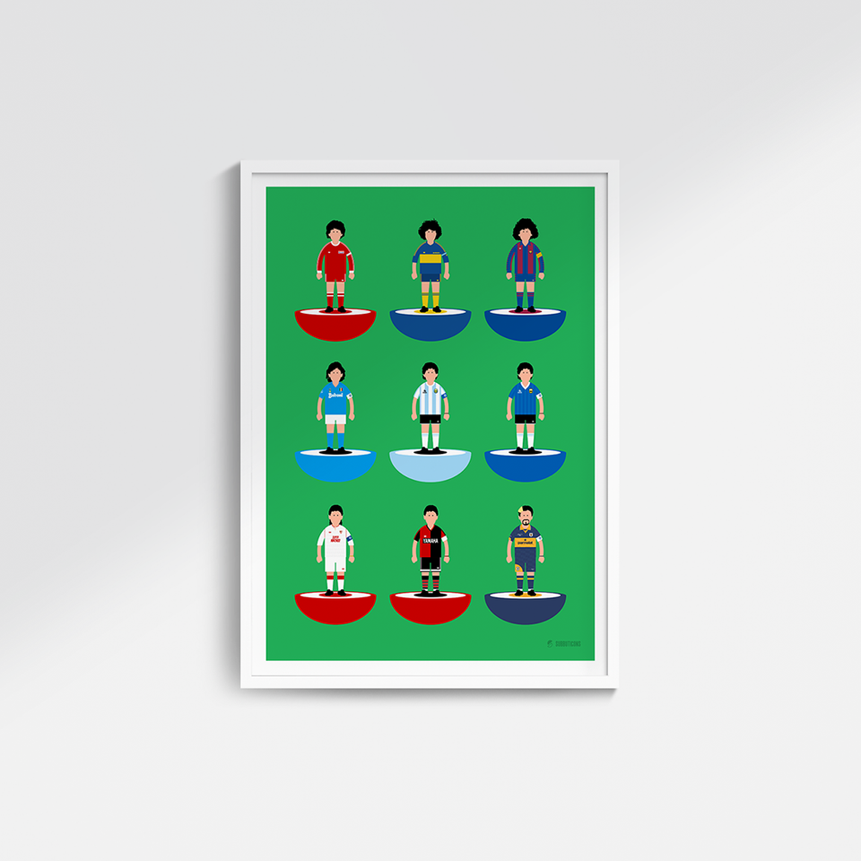 Diego Maradona Career Mode Print