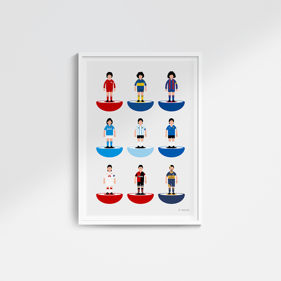 Diego Maradona Career Mode Print