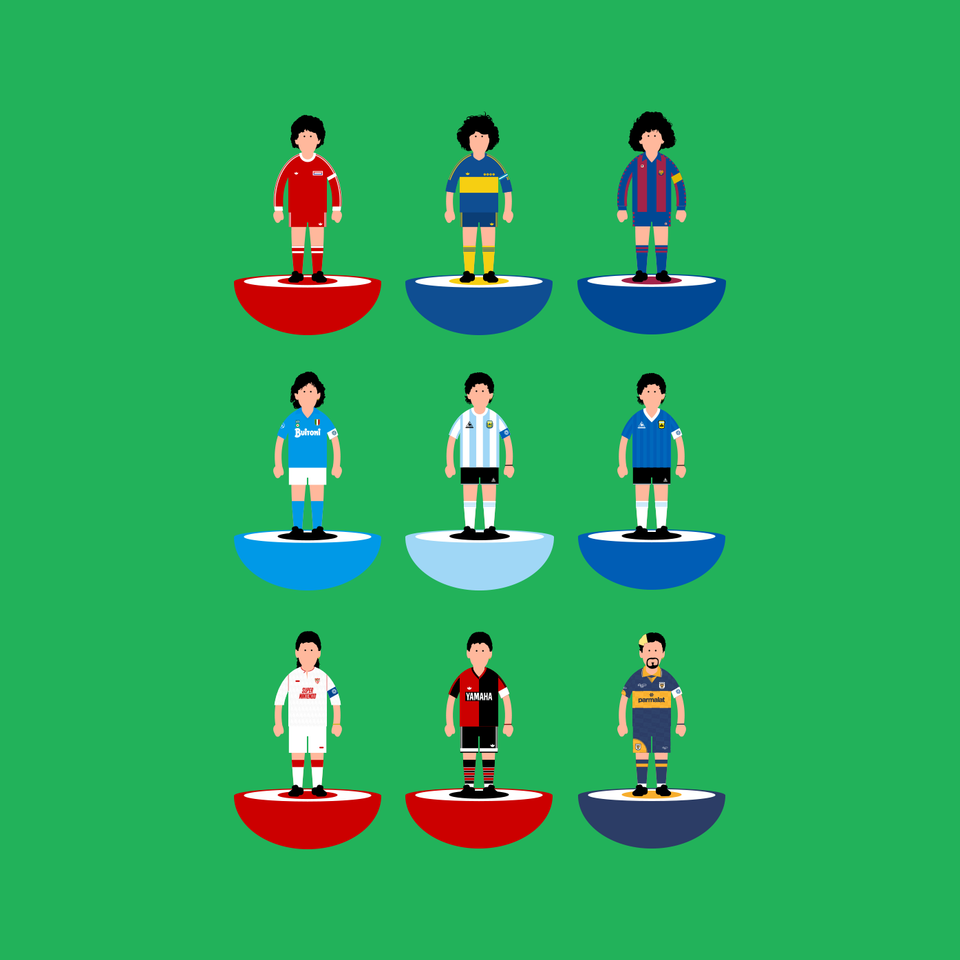 Diego Maradona Career Mode Print